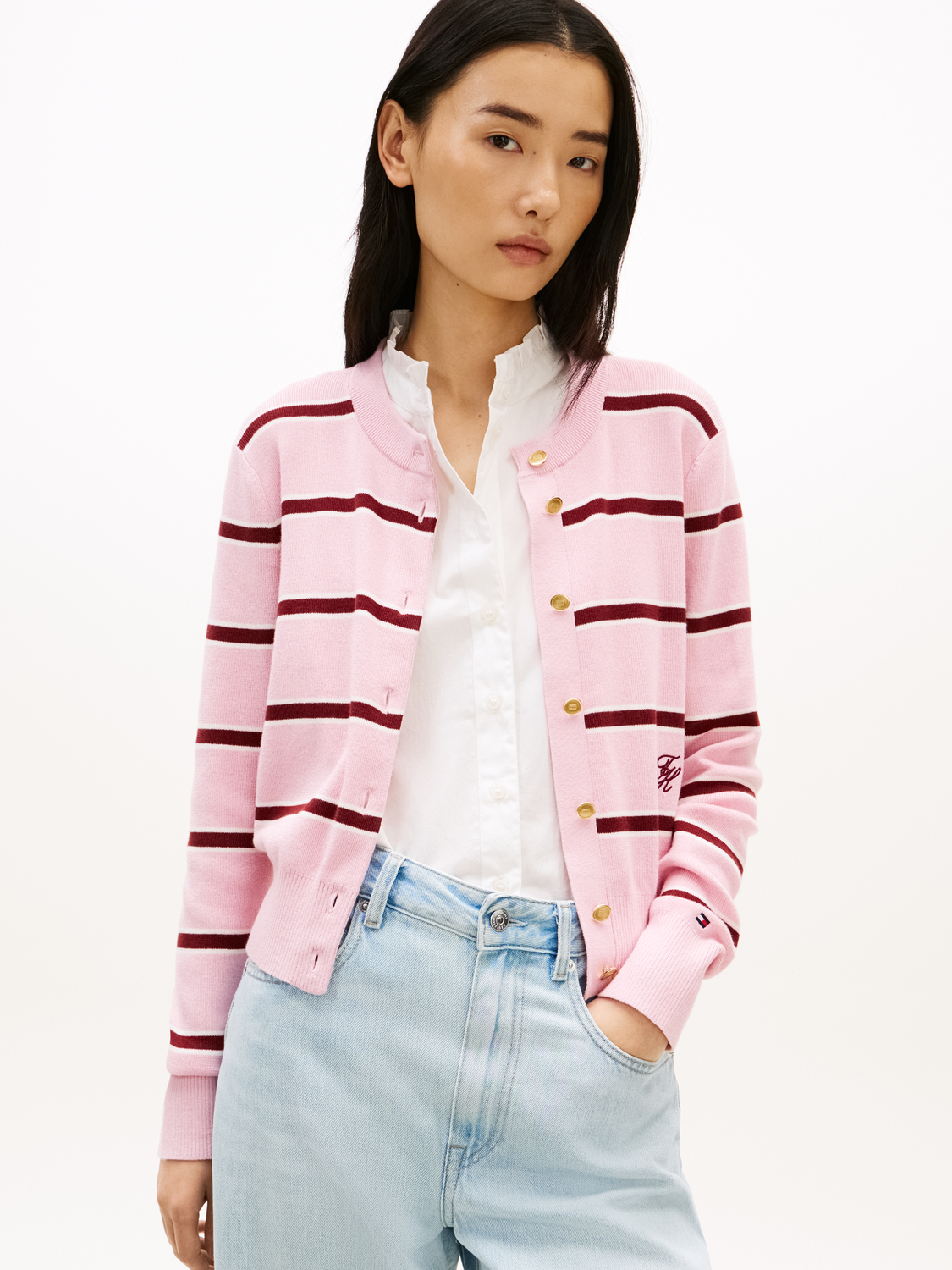 XL CO FULL NEEDLE C-NK CARDI female