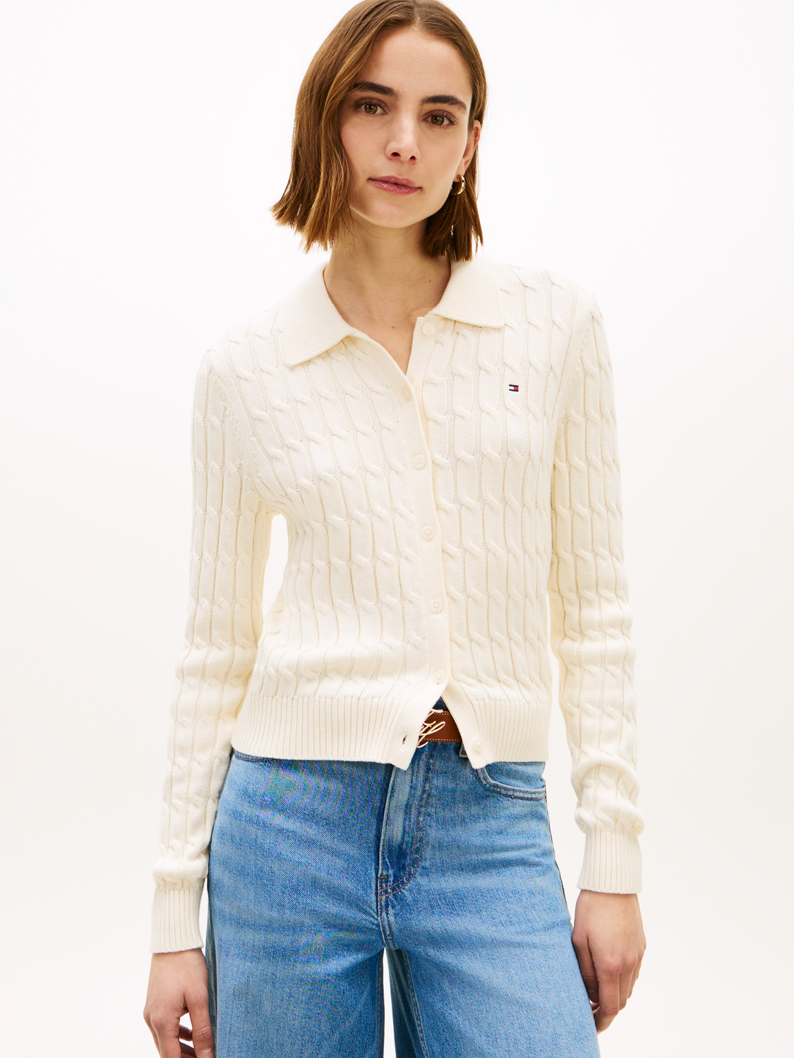 CO CABLE MID GG POLO CARDI female