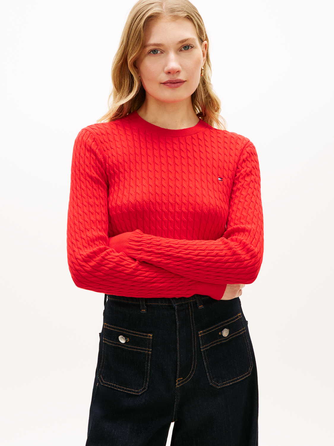 CO CABLE FINE GG C-NK LS SWEATER female