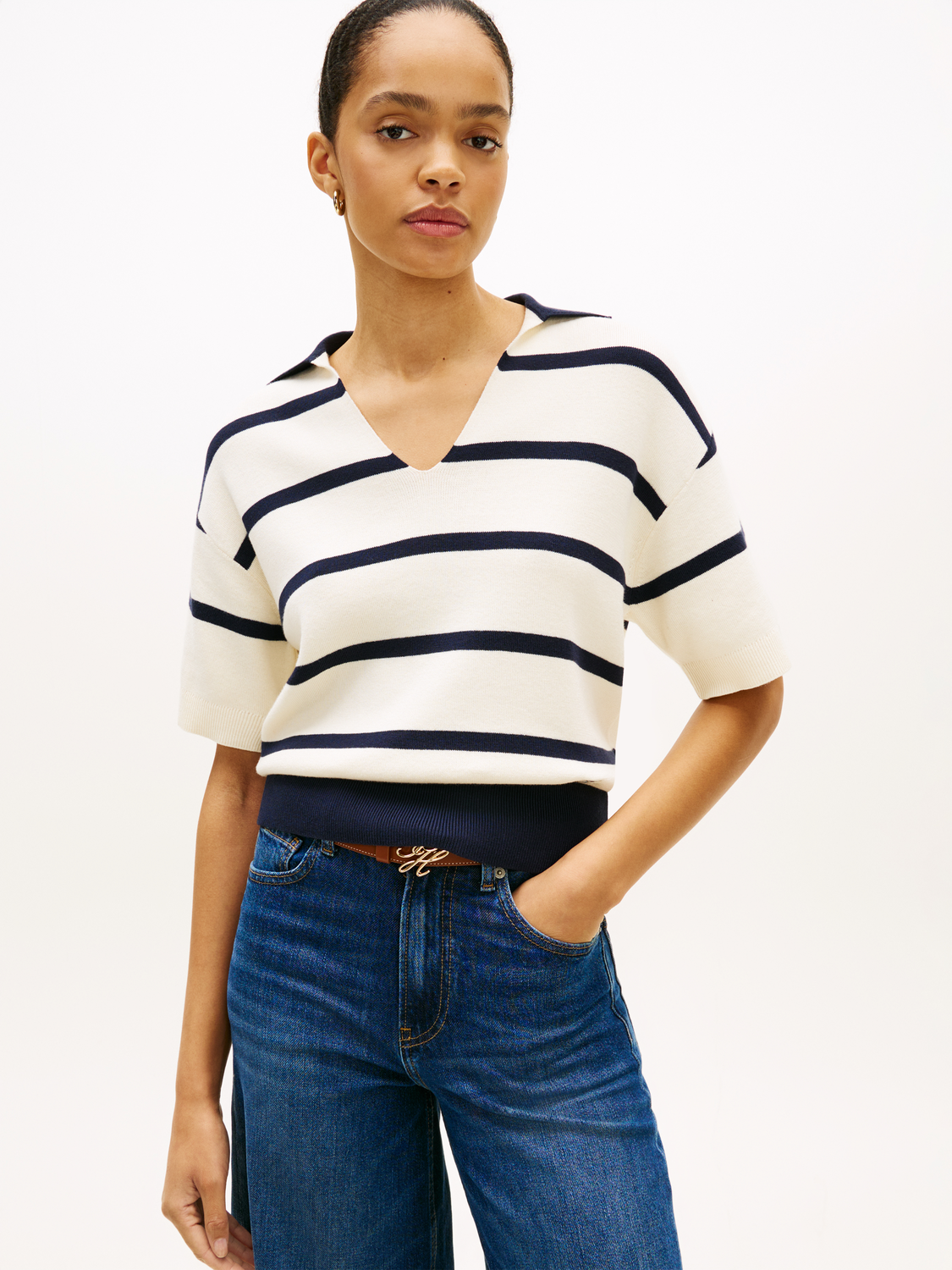 CO FULL NEEDLE POLO SS SWT female