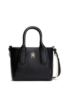 Essential Metallic Logo Crossbody Tote Bag