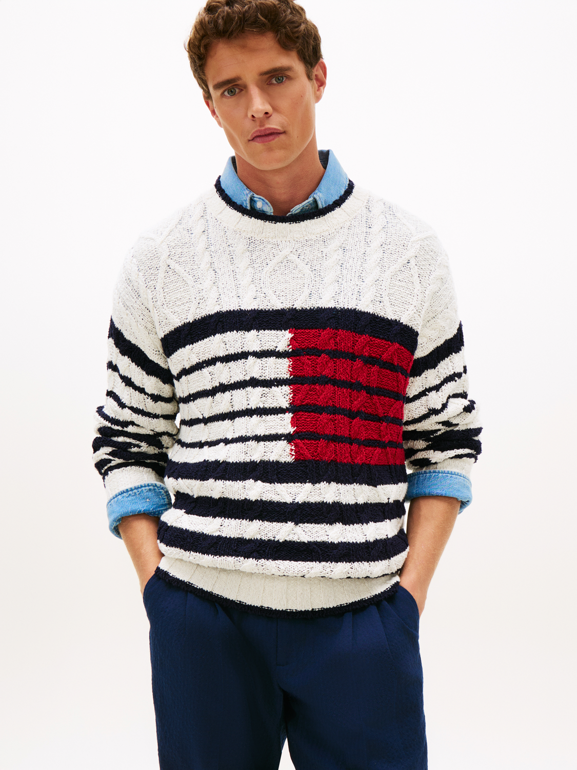 BRETON FLAG CABLE CREW male