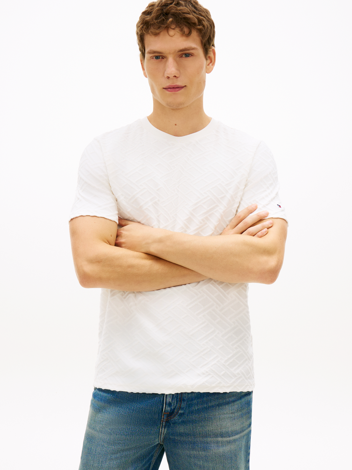 AOP FLAG JACQUARD TEE male