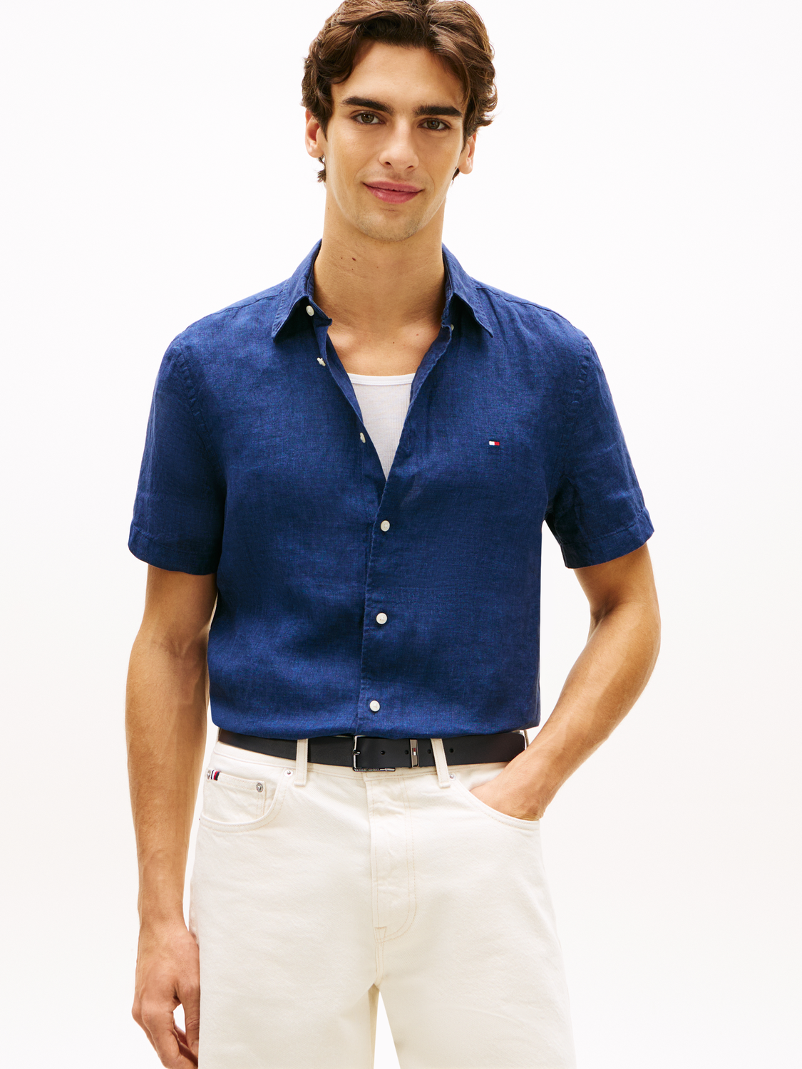 PIGMENT DYED LINEN RF HIRT / male