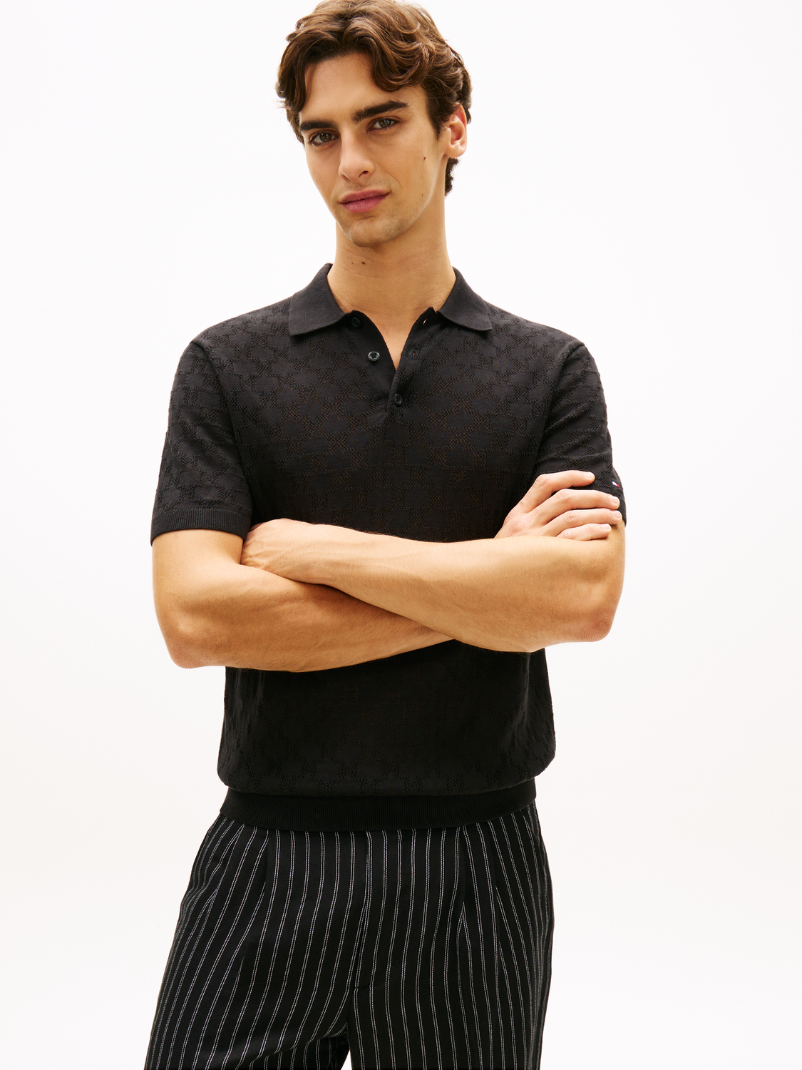 POINTELLE PATTERN POLO male