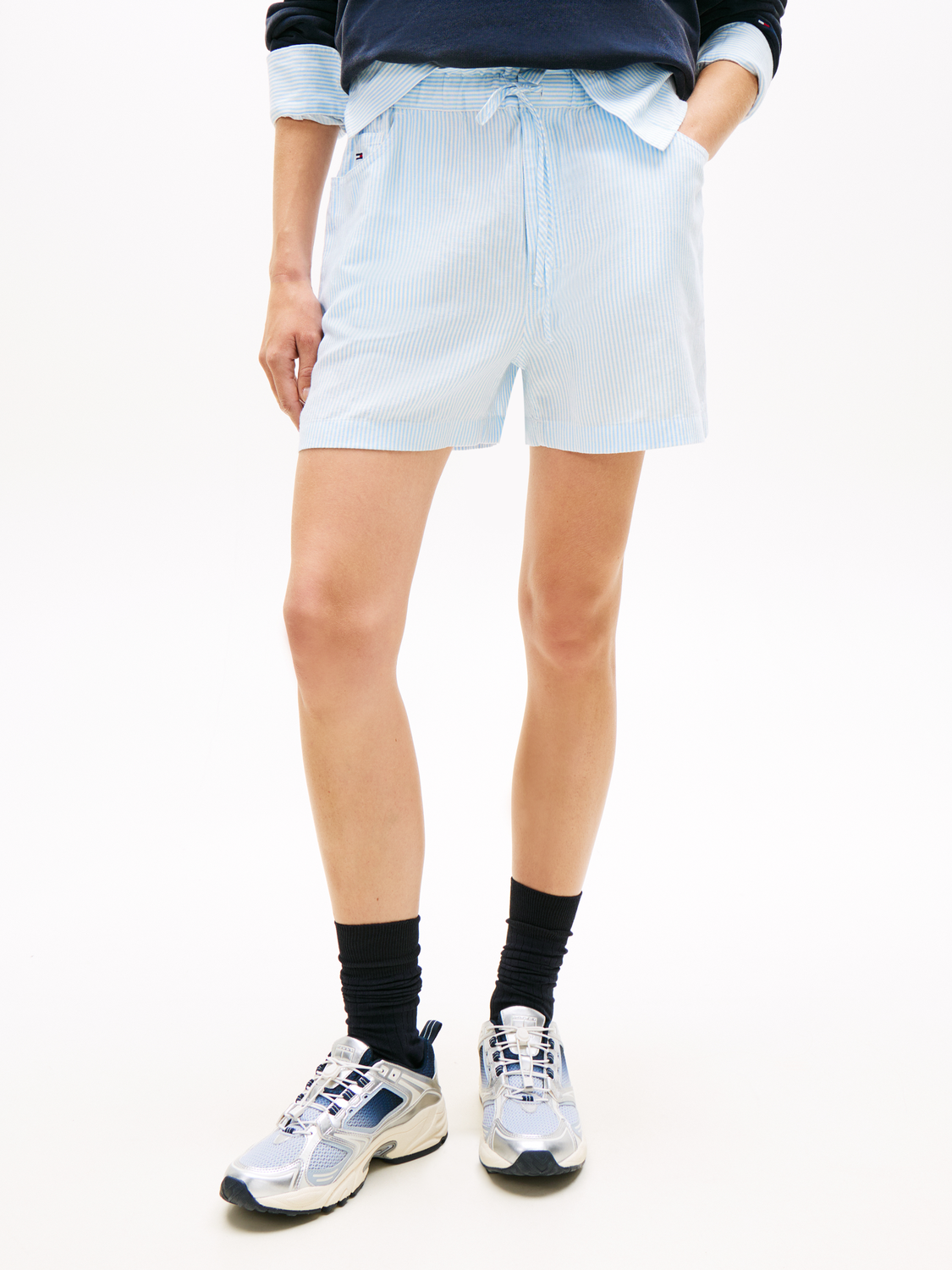 TJW ESSENTIAL LINEN SHORTS female