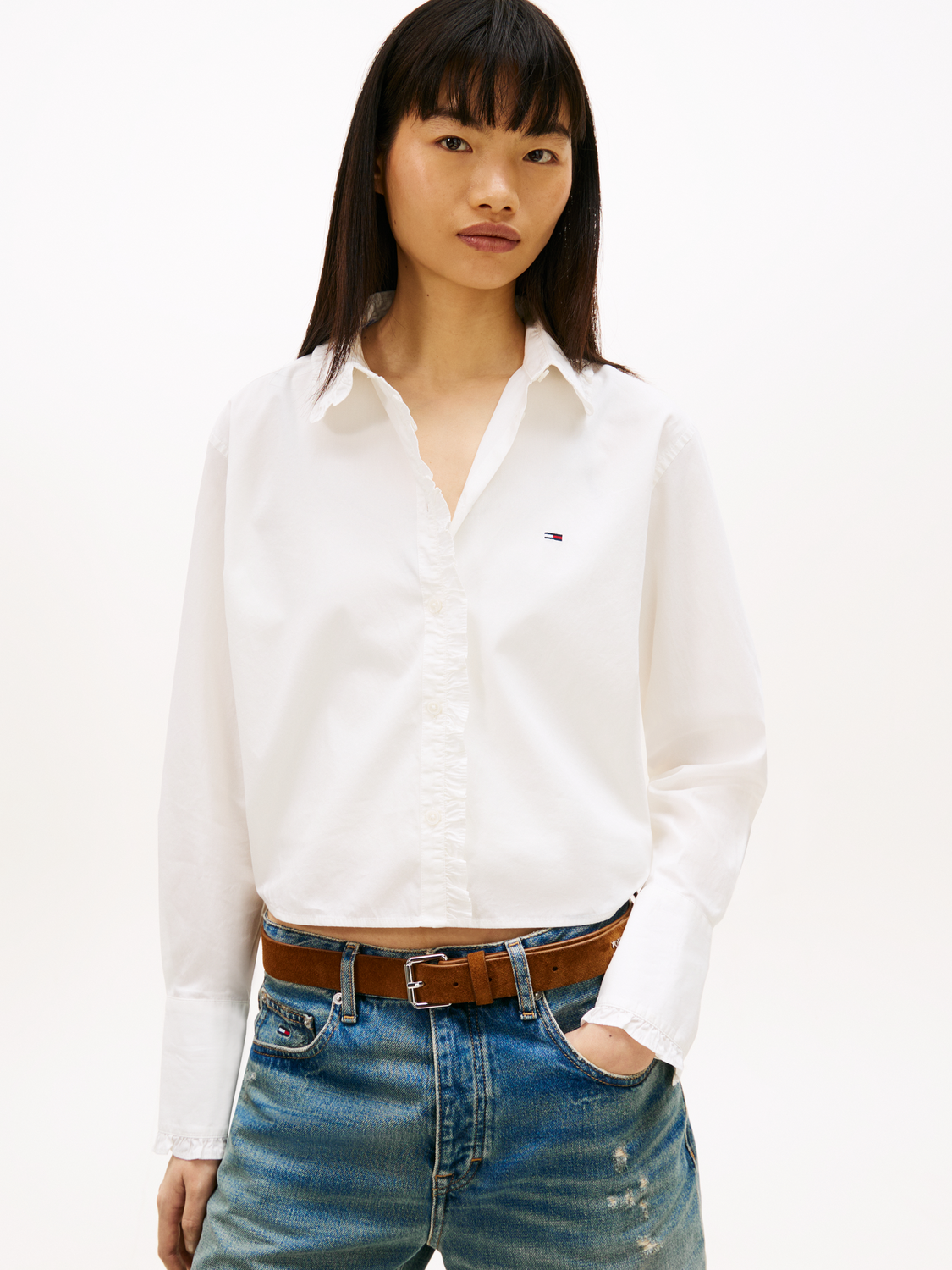 TJW RUFFLE FEMME SHIRT female