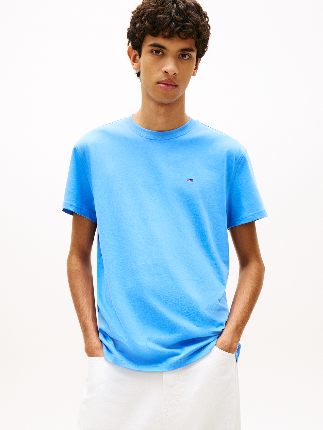 TJM REG SFLAG SS TEE EXT male