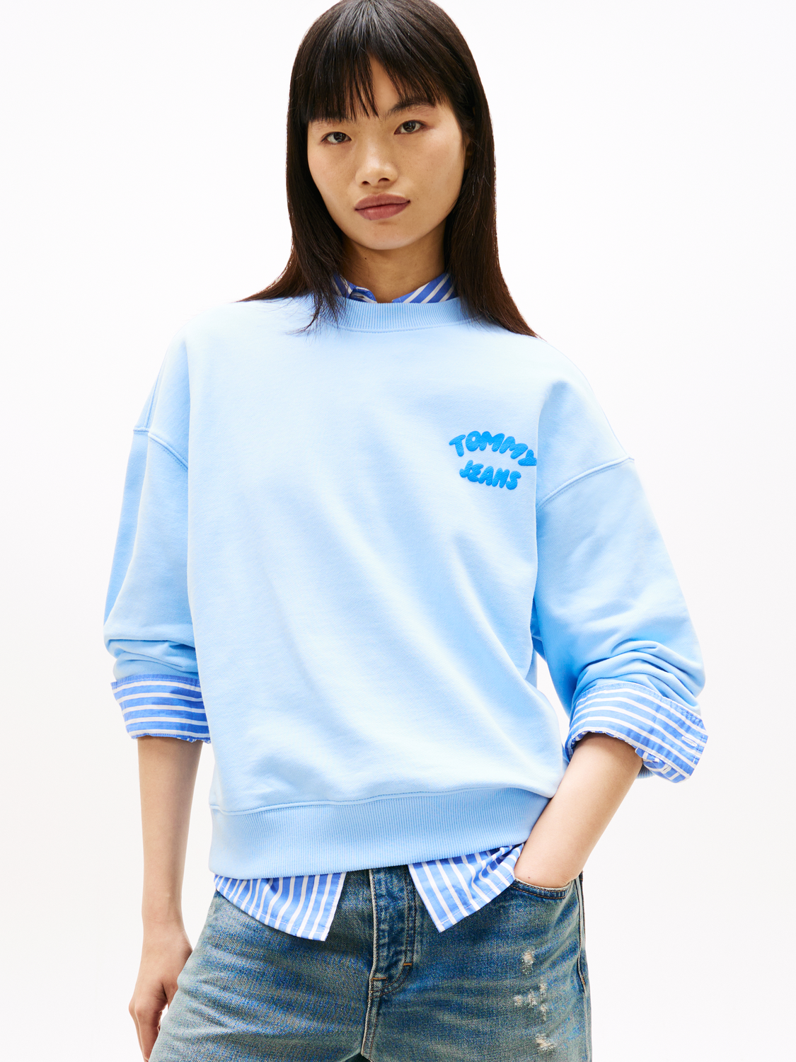 TJW BXY COLOR BUBBLE CREW EXT female