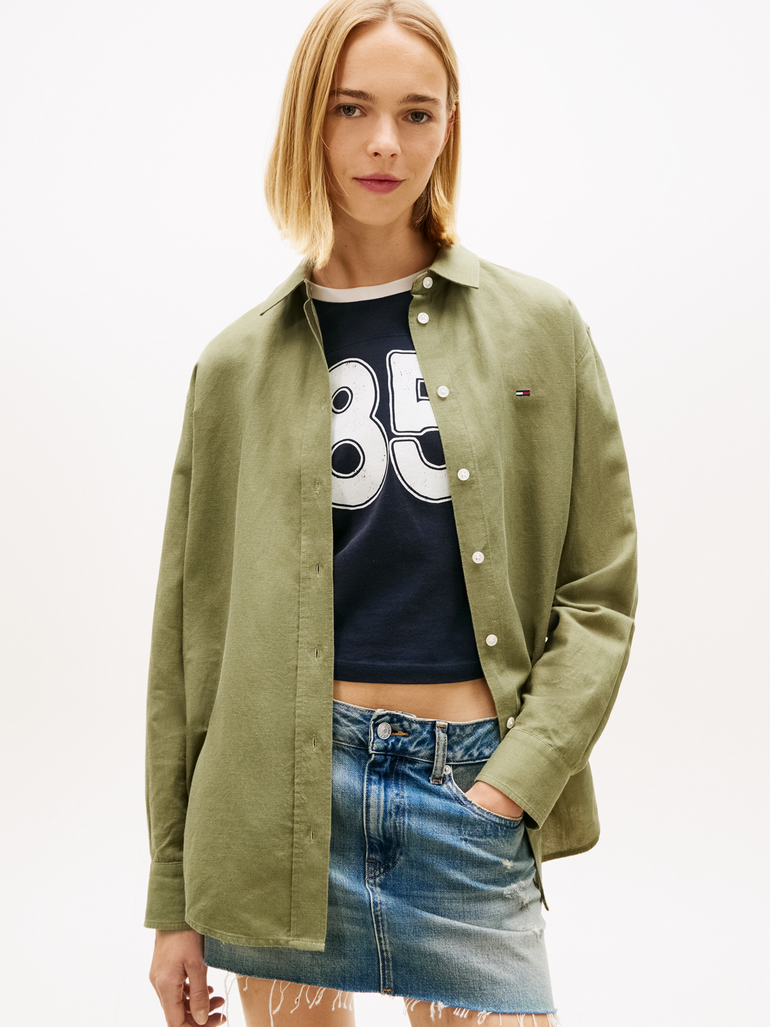 TJW RLX LINEN SHIRT female
