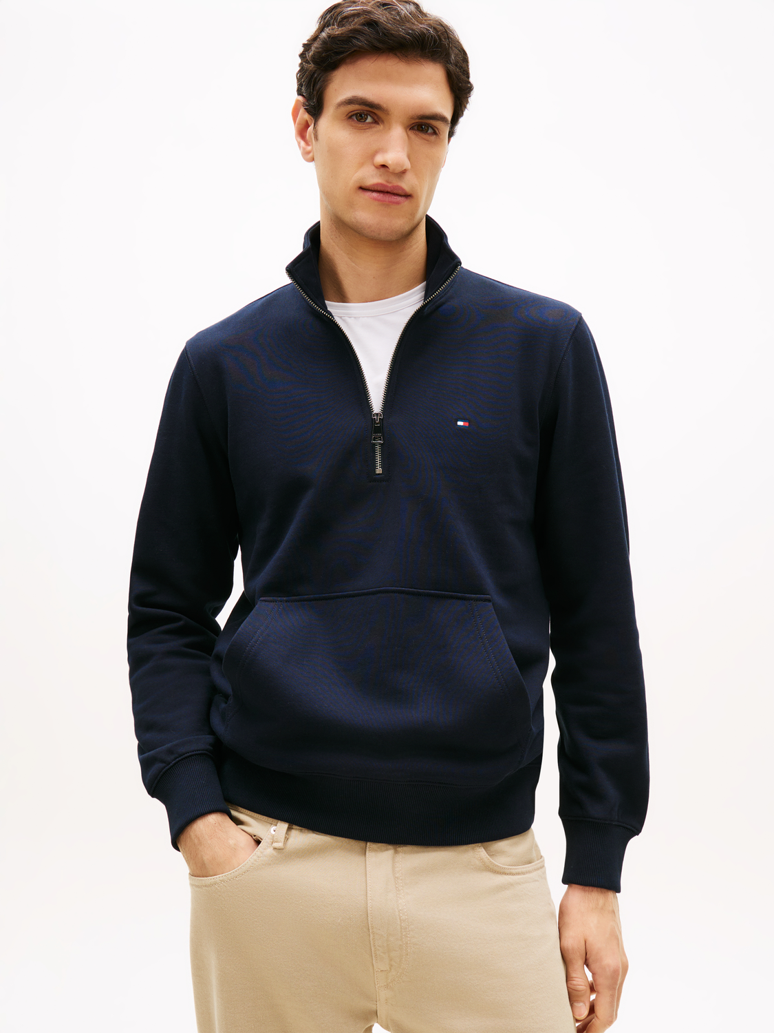 ESSENTIAL TERRY NEW 1/4 ZIP male