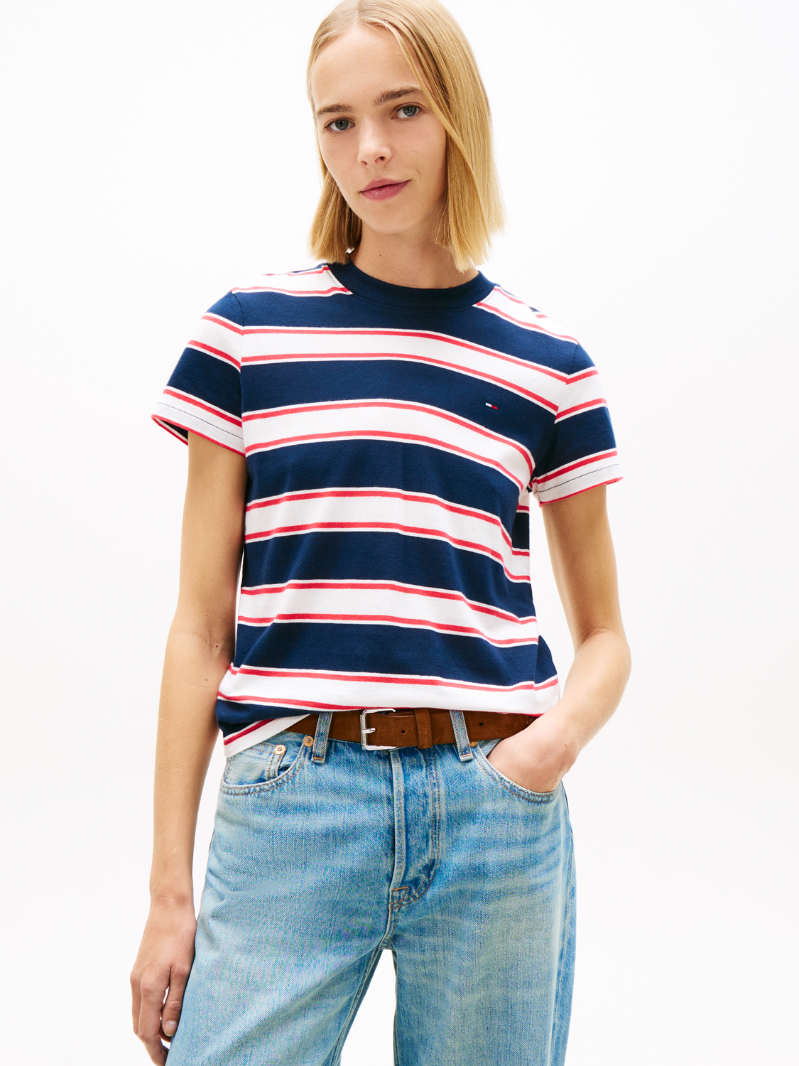 TJW REG S FLAG JERSEY SS TEE EXT female
