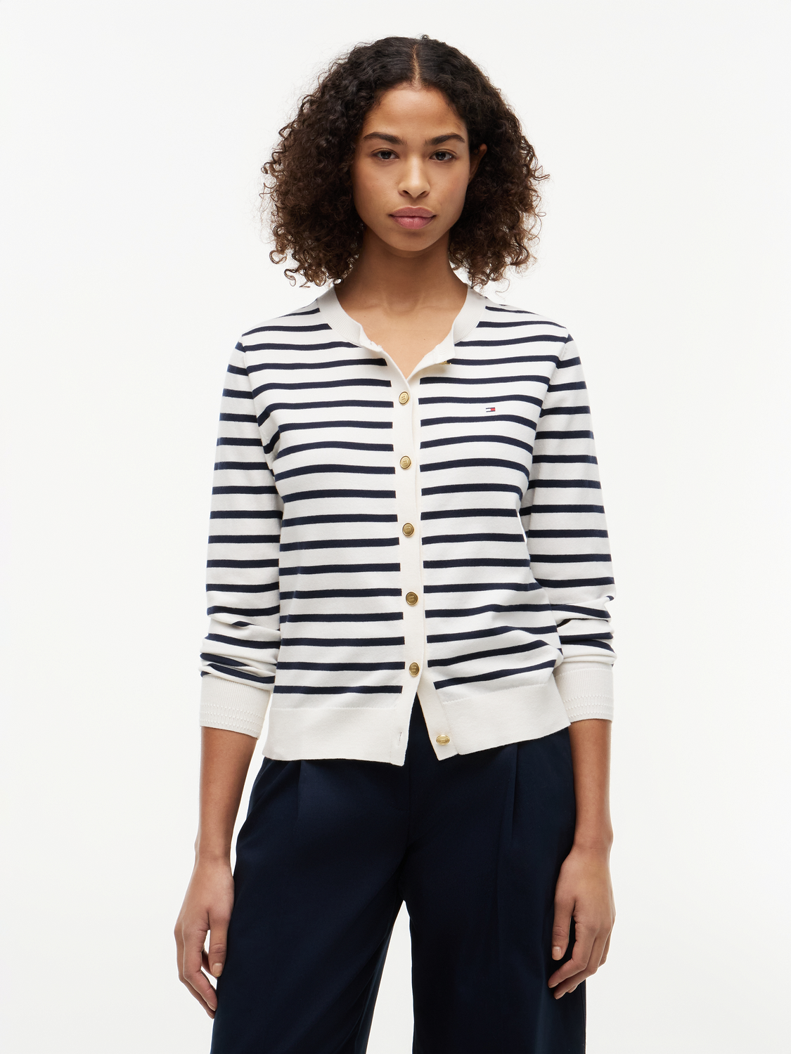 CO JERSEY FINE GG C-NK S CARDI femae