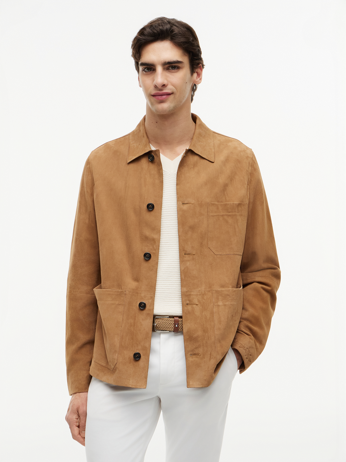 XXL SUEDE CHORE JACKET male