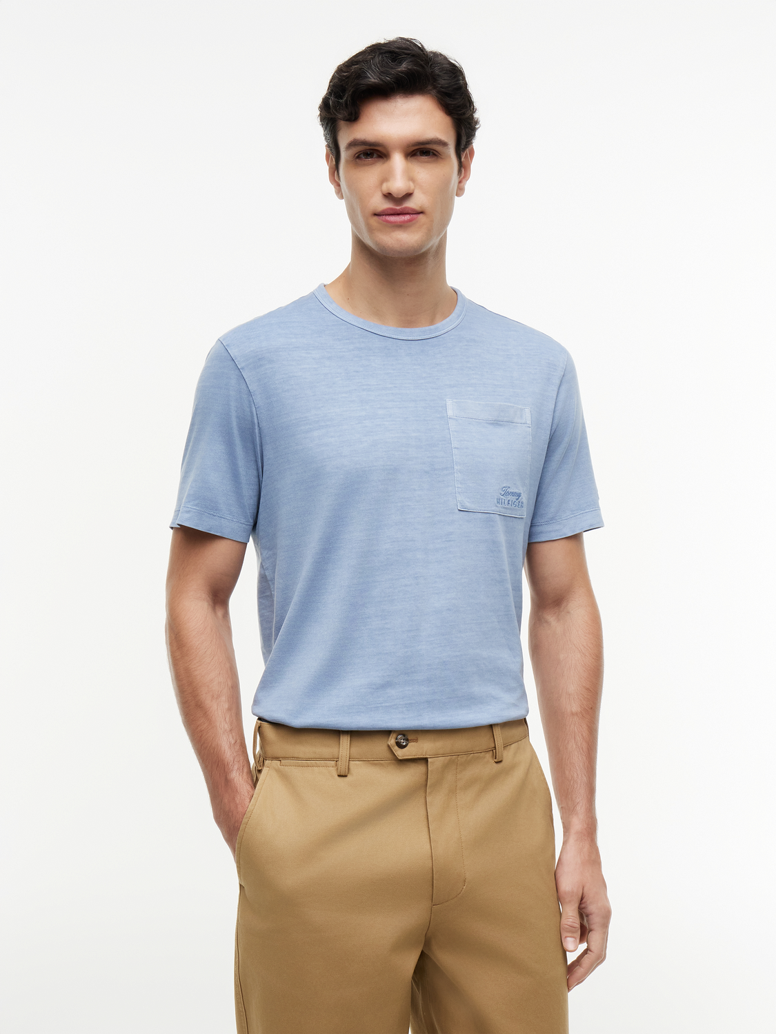 GARMENT DYE POCKET REGULAR TEE male