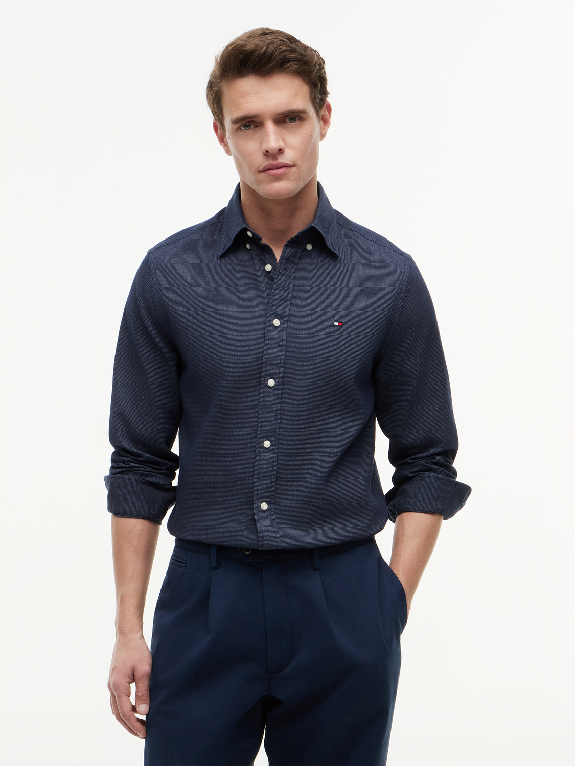 FLEX POP MINI DOBBY RF SHIRT male