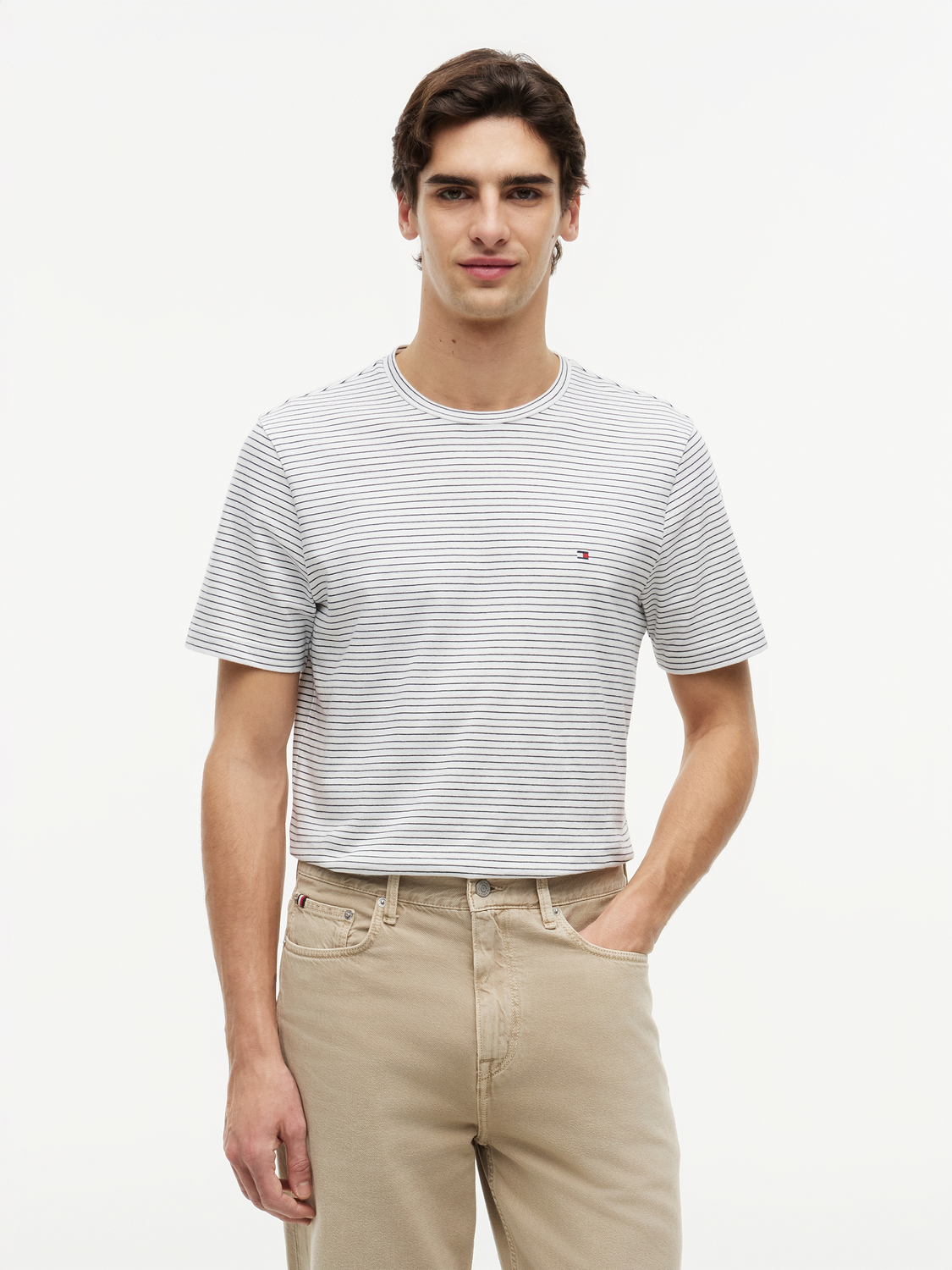 ESS SEASONAL REG FIT STRIPE TEE male