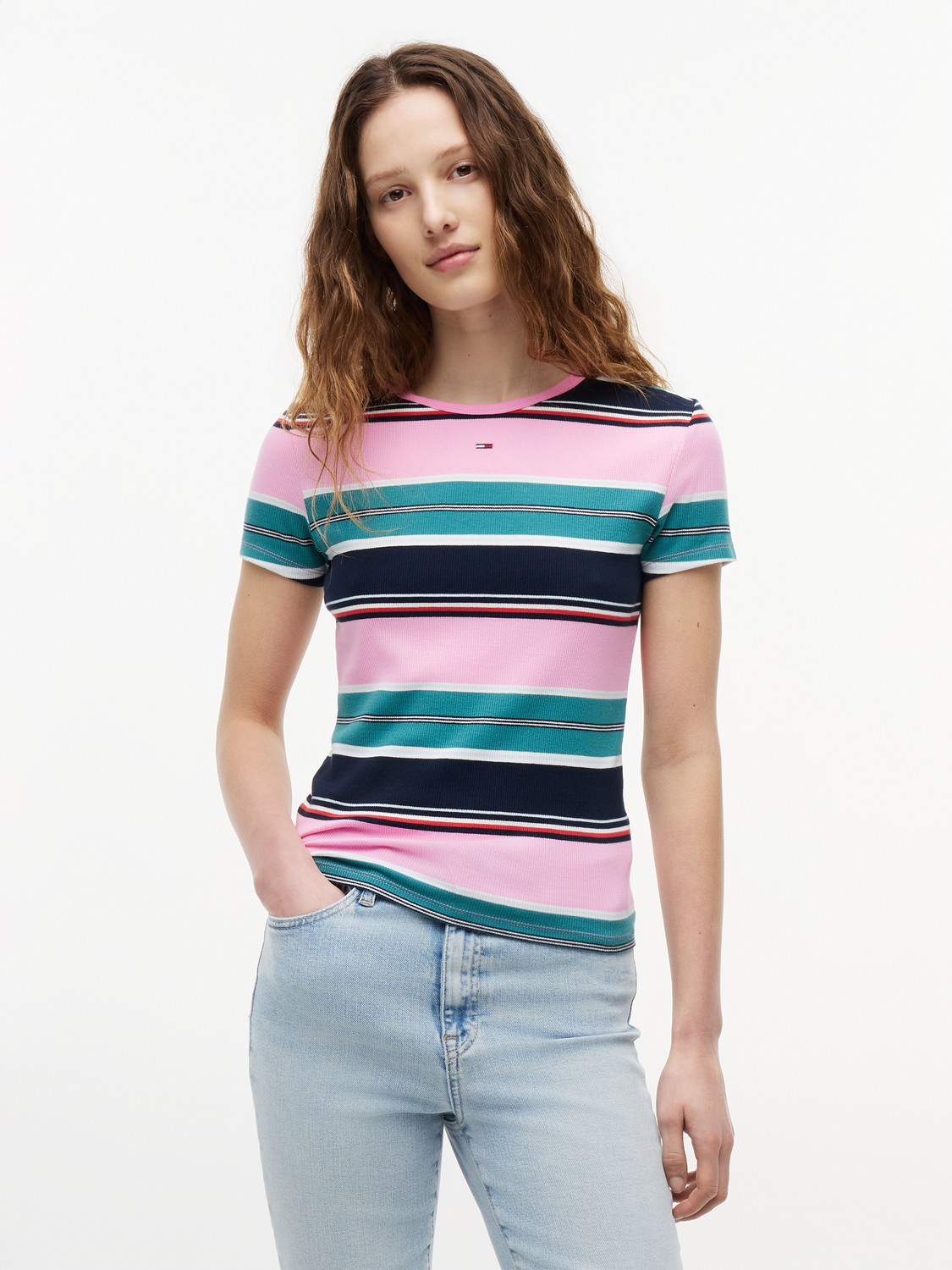 TJW SLIM ESSENTIAL RIB SS EXT female