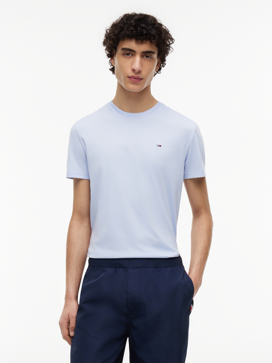 TJM XSLIM JASPE HTR TEE EXT male