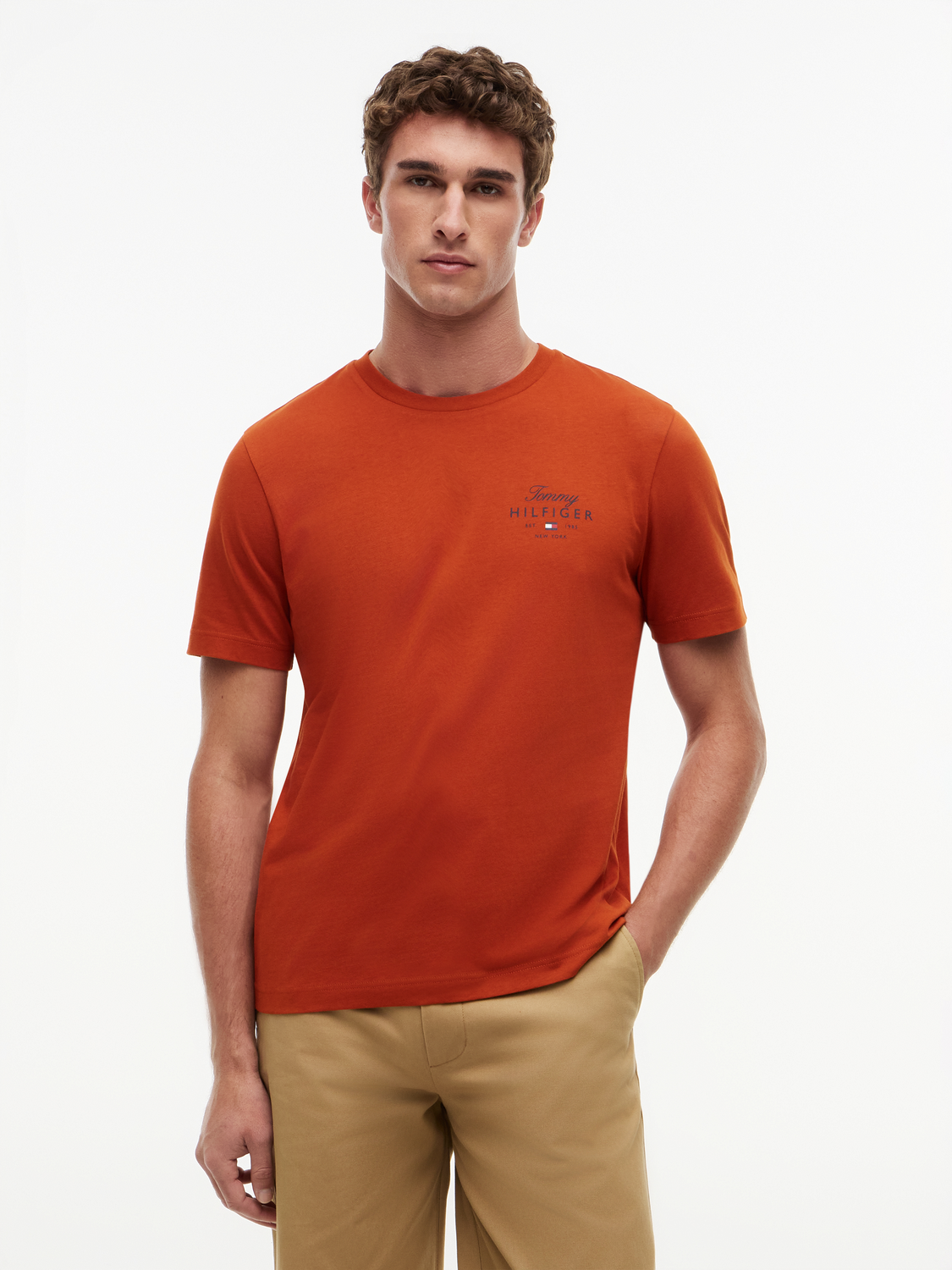 SCRIPT STACK REGULAR TEE male