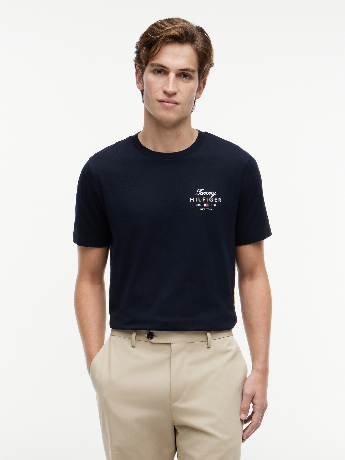 SCRIPT STACK REGULAR TEE male