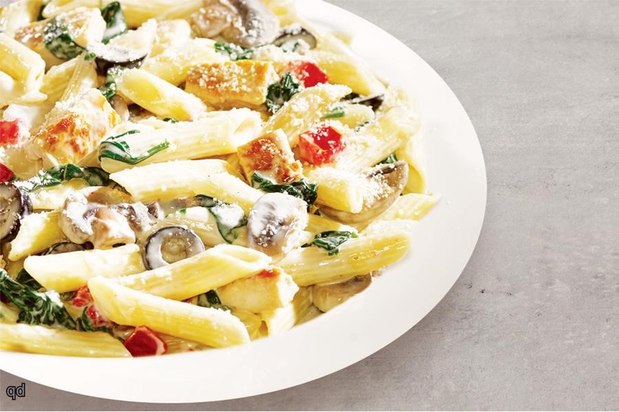 Papa John S Pasta Chicken Florentine
