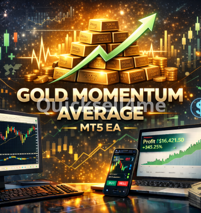 Gold momentum average MT5 EA