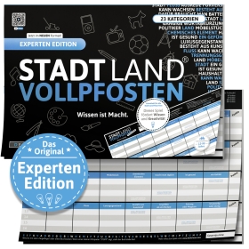 Stadt Land Vollpfosten - Experten Edition