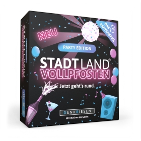 STADT LAND VOLLPFOSTEN Party Karten