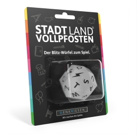 Stadt Land Vollpfosten - Würfel