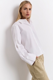 Blouse with button detail