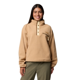 Helvetia II gecropptes Sherpa Half Snap Fleece Pullover