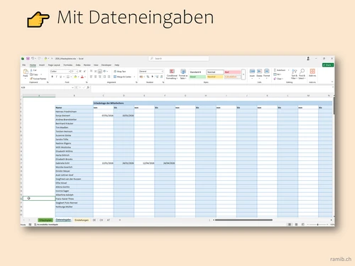 Vacation Planner 2026 for Germany, Austria, and Switzerland with Public Holidays – Excel Template