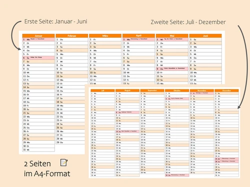 2026 Bremen Public Holidays Calendar | Printable Yearly Planner (PDF Download)