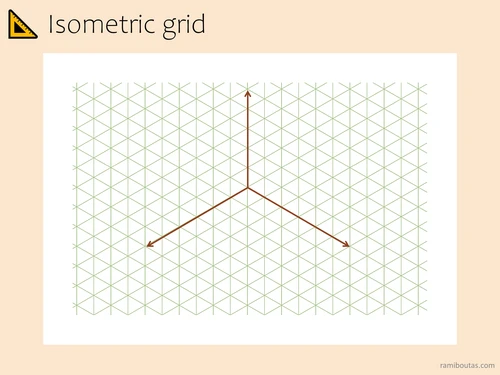 Isometric Grid Paper | Digital Download for 3D Drawings