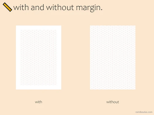 Isometric Grid Paper | Digital Download for 3D Drawings