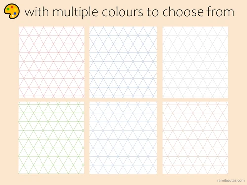 Triangle Grid Paper | Ternary Plot Graph (Digital Download)