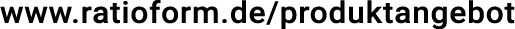 www ratioform de produktangebot