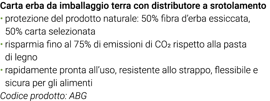 Carta erba da imballaggio terra con distributore a srotolamento protezione del prodotto naturale: 50% fibra d erba es   
