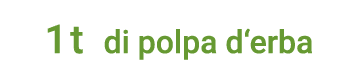 1 t di polpa d erba