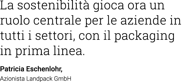 La sostenibilità gioca ora un ruolo centrale per le aziende in tutti i settori, con il packaging in prima linea  Patr   
