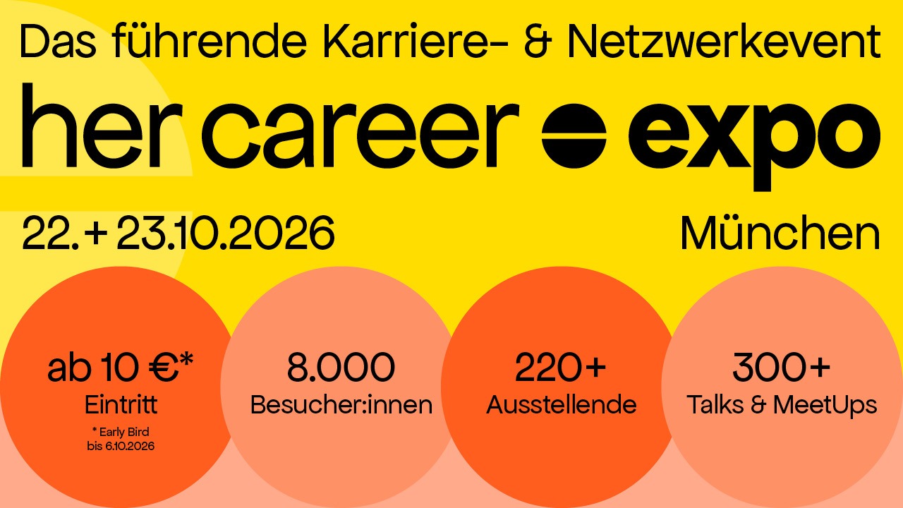 herCAREER Expo 2026 - Das führende Karriere- & Netzwerkevent