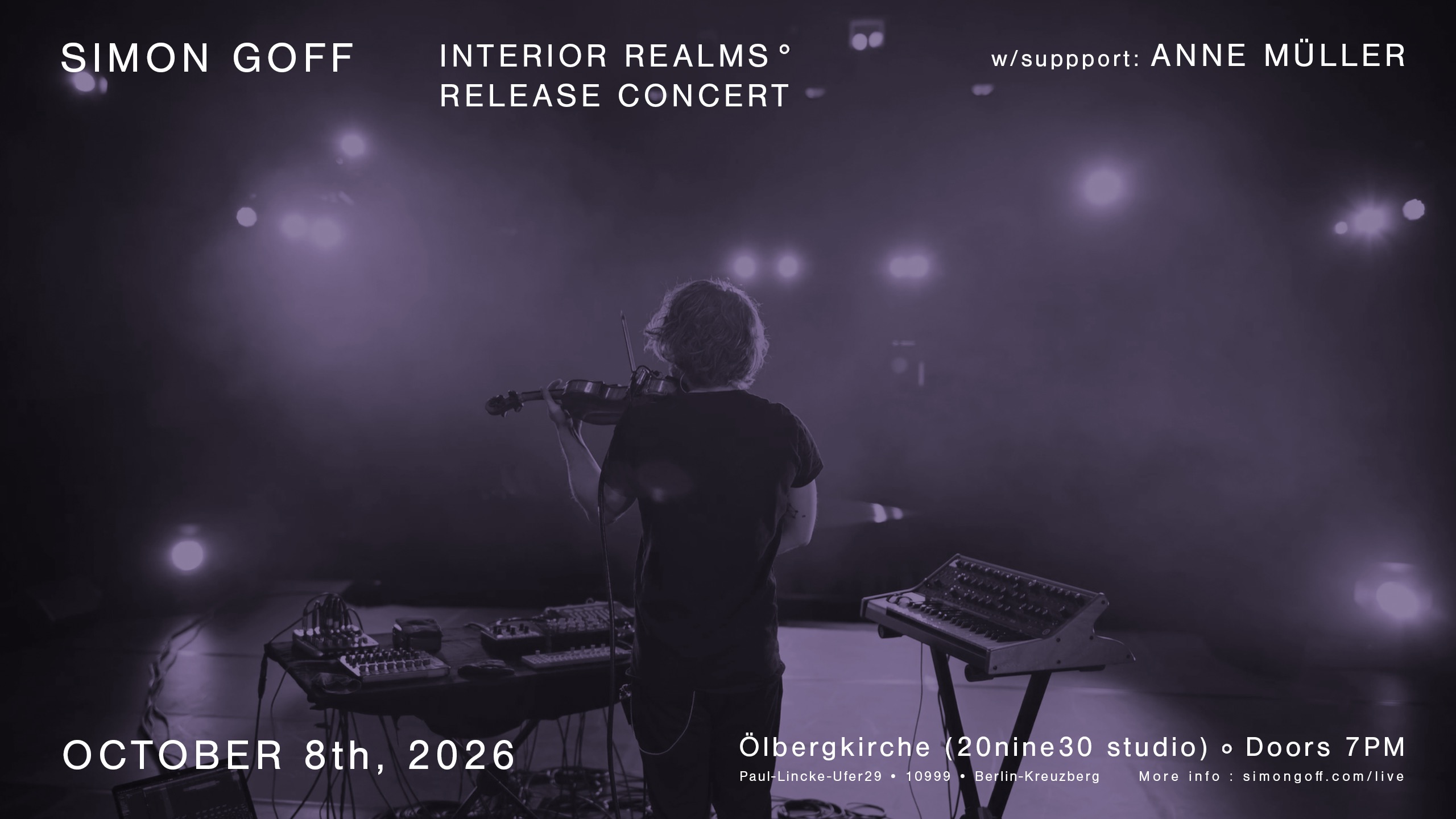 Simon Goff - Interior Realms - Album Release Show