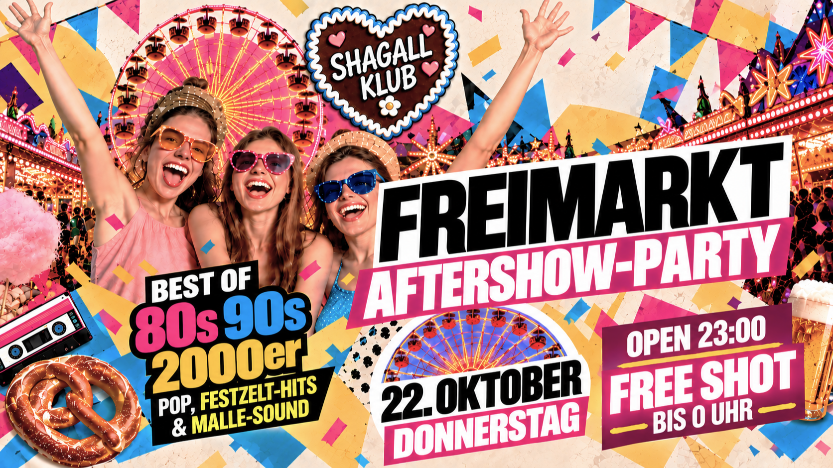 FREIMARKT AFTERSHOW-PARTY (DONNERSTAG)