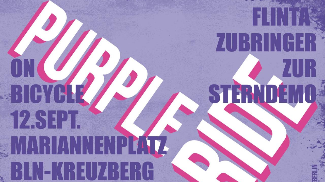Purple Ride Shuttle to the Star Demo 12.9.2026 | Bike Demo (FLINTA* & queer men only)