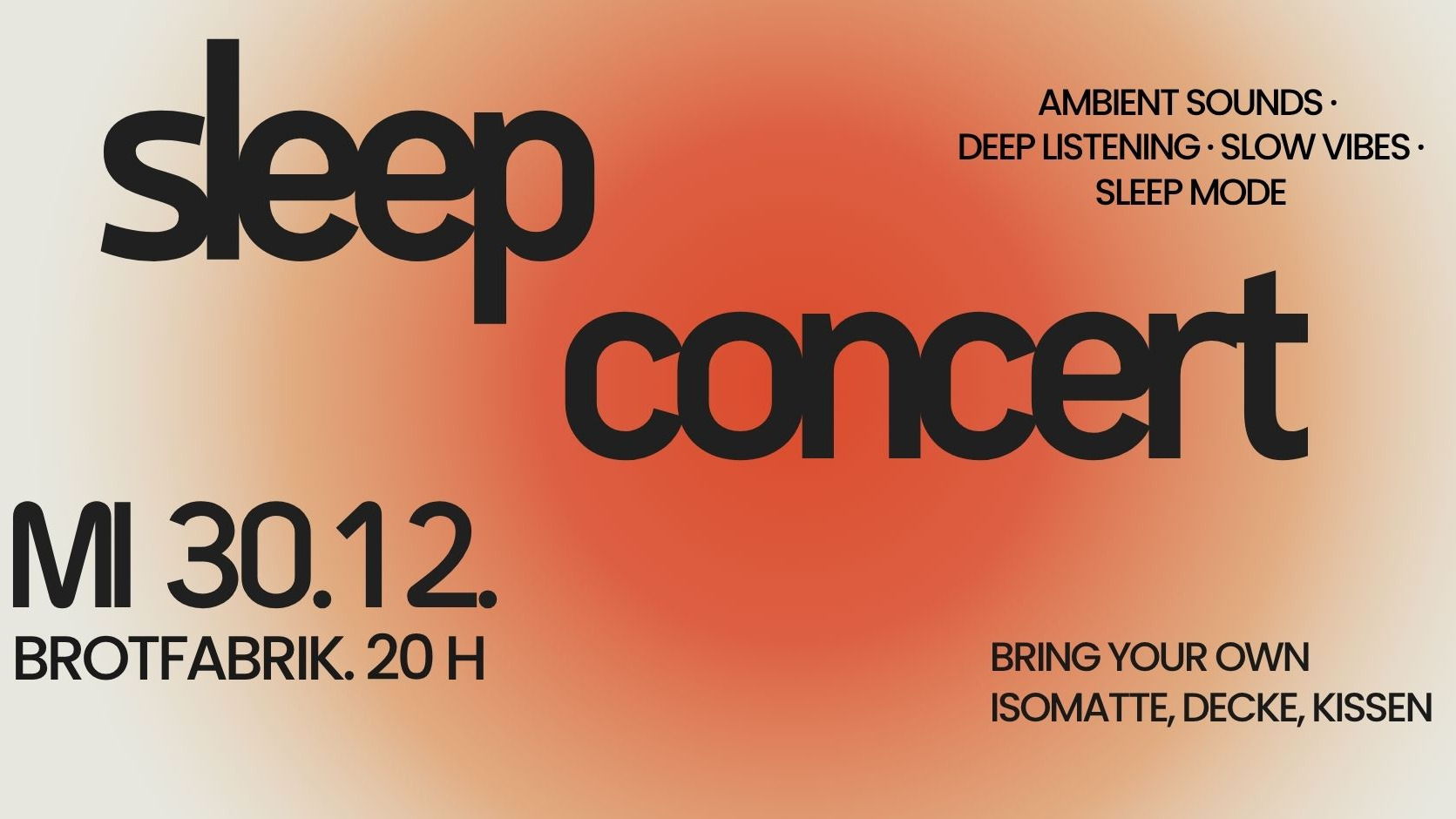 SLEEP CONCERT