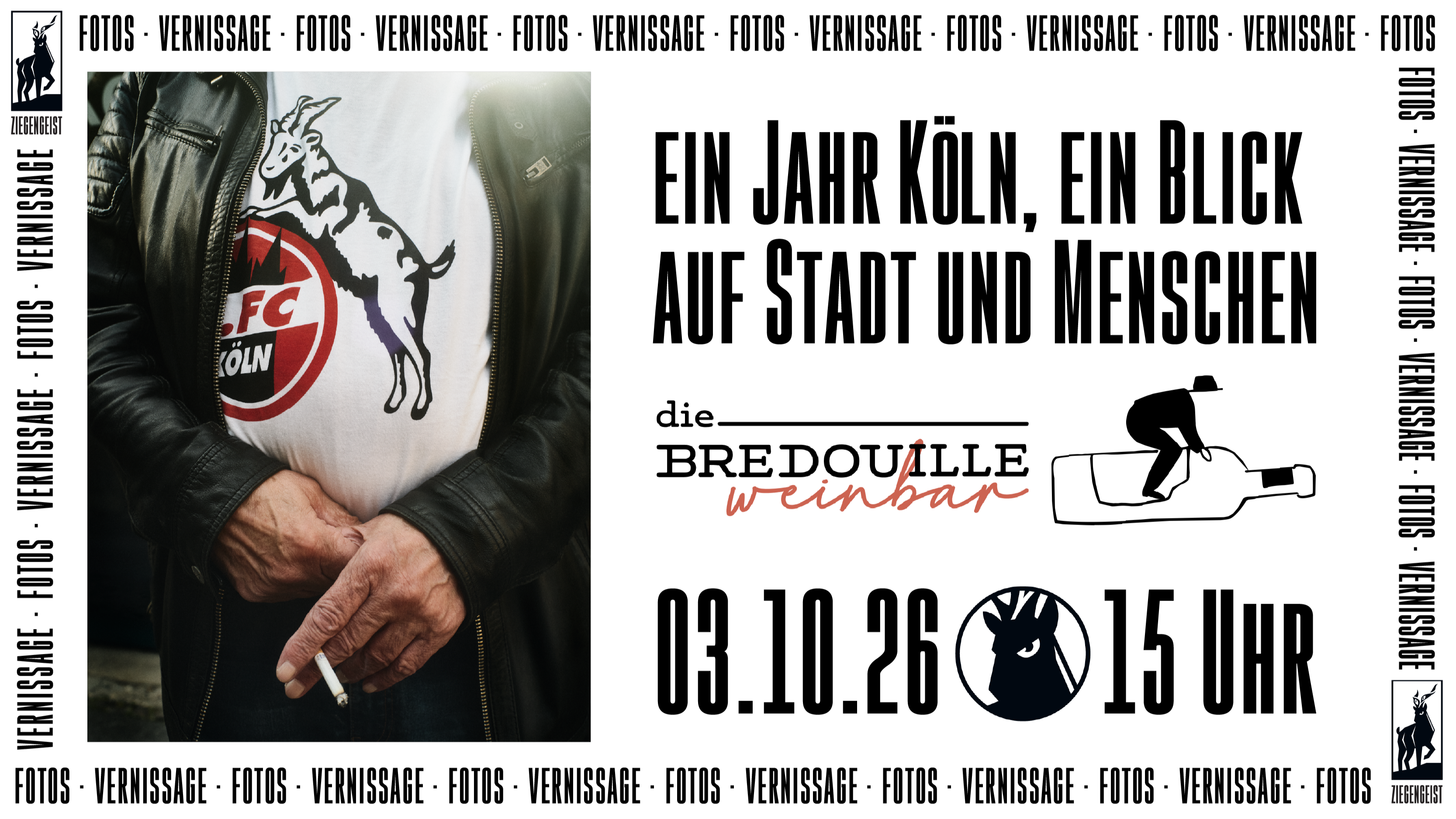 Vernissage Fotoausstellung - ein Jahr Köln, ein Blick auf Stadt und Menschen