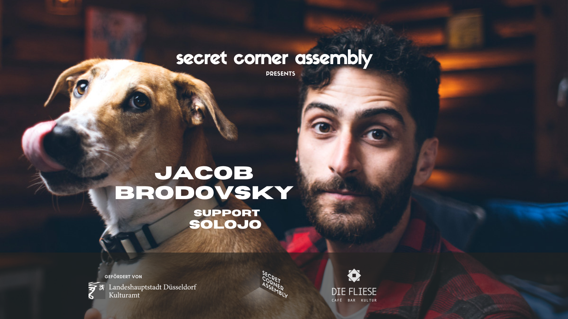 Jacob Brodovsky (Support: Solojo) presented by Secret Corner Assembly