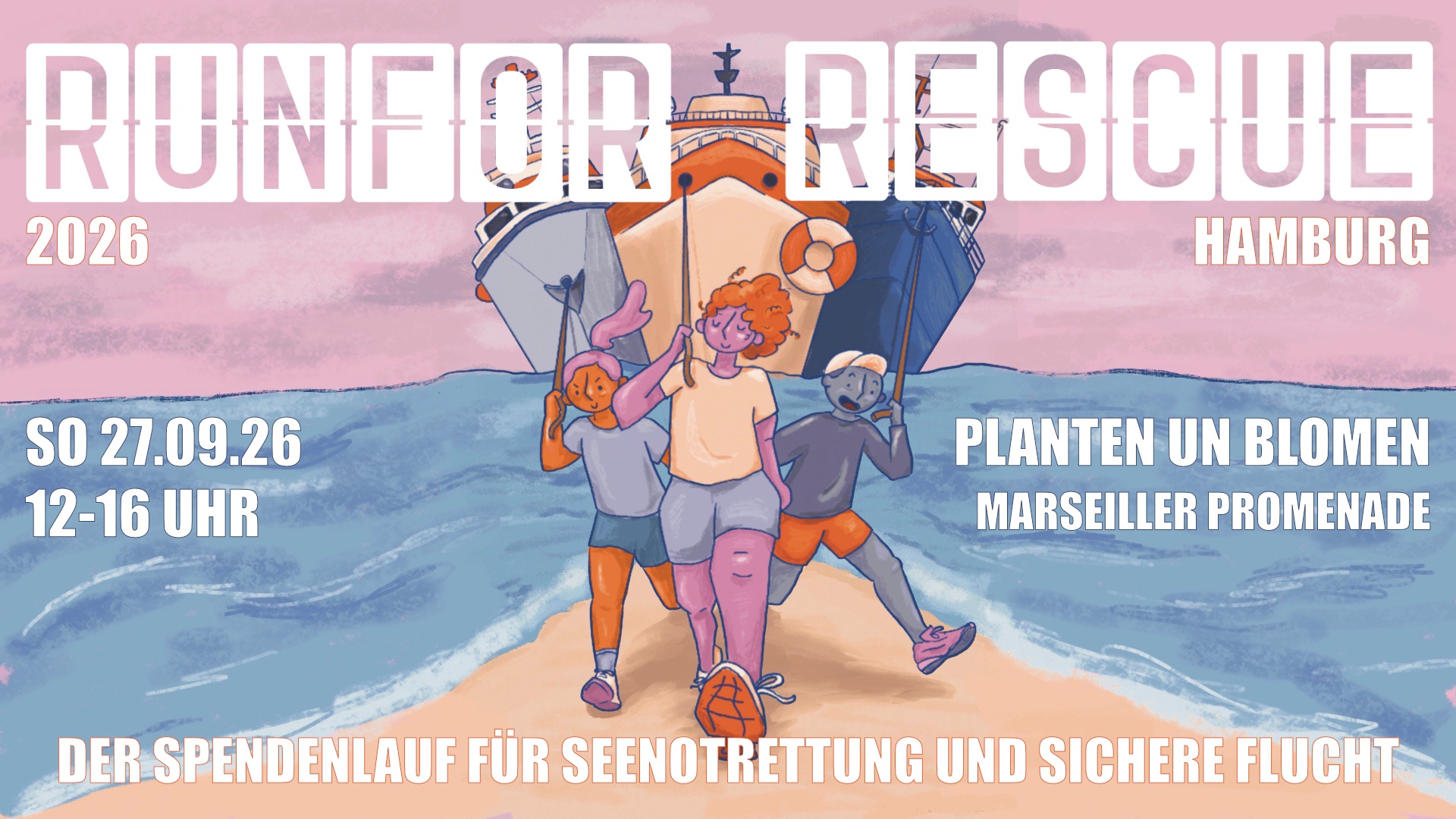 Run For Rescue Hamburg 2026 – Spendenlauf für die zivile Seenotrettung