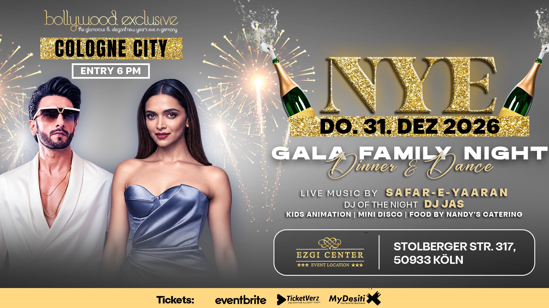 Bollywood NYE - Family Gala Night - Dinner & Dance